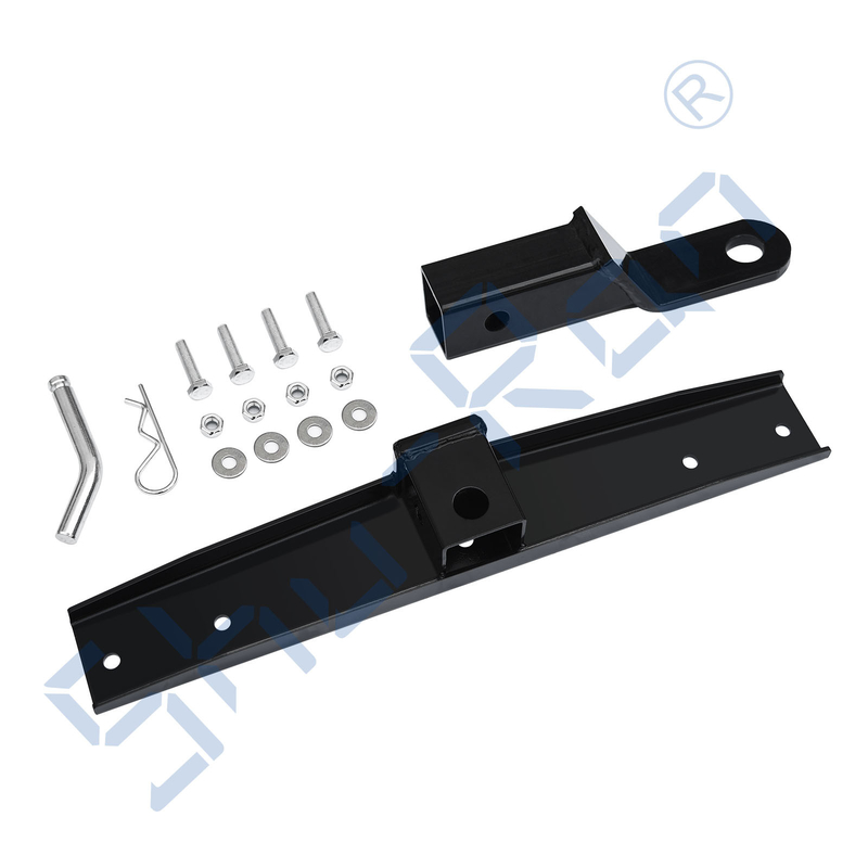 กอล์ฟคาร์ท EZGO TXT Hitch เหรียญ 94+ สีดําเหล็ก Heavy Duty Bumper Hitch