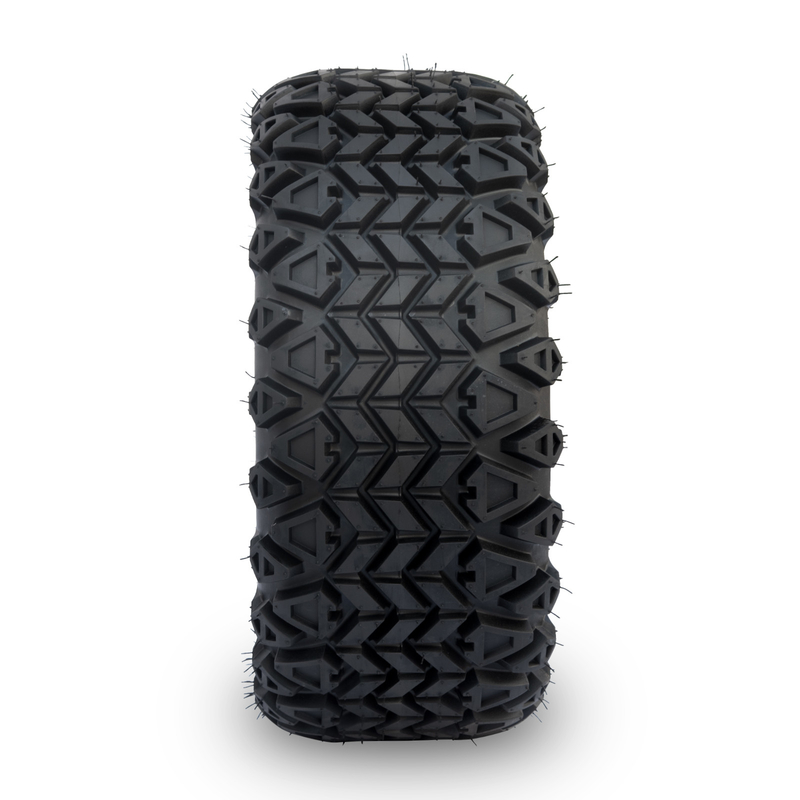 ชู-แรน กอล์ฟ คาร์ท นักรบ 23x10.5-14 กอล์ฟ คาร์ท ยางทุกพื้นที่และ 14 นิ้ว โครม Rims