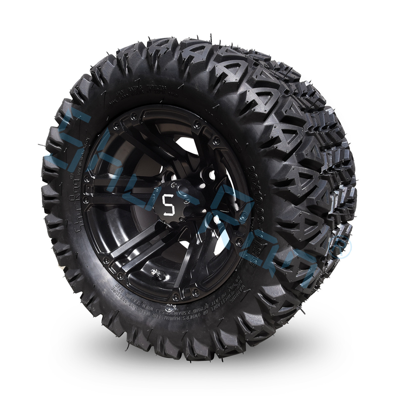 20*10-10 รถกีฬากอล์ฟทุกพื้นที่ ยางและล้อ อลูมิเนียมเหล็ก 10 นิ้ว 4 PLY Tubeless