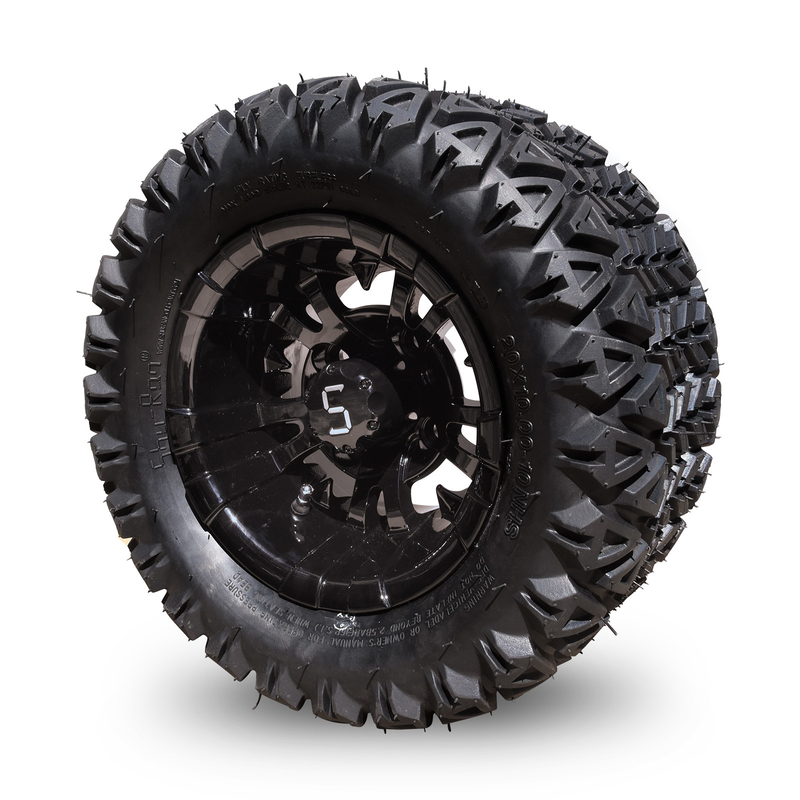 10 นิ้ว กอล์ฟ คาร์ทล้อและยาง คอมโบ 20 × 10-10 ATV เครื่อง / สีดํากระจ่าง