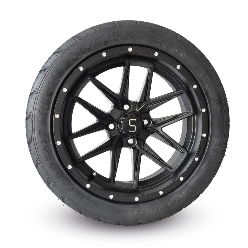 215/40R 15 นิ้ว กอล์ฟ คาร์ท แมท ดําล้อและยางง่ายในการติดตั้ง