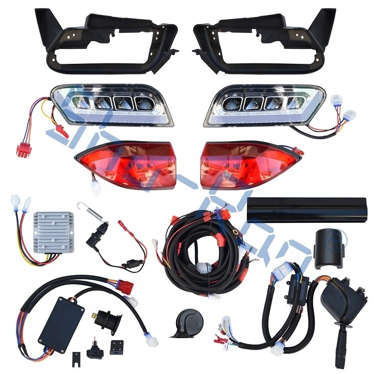 คันกอล์ฟ Deluxe LED Light Kit สําหรับ คลับคาร์เทมโป้ พร้อมไฟเปลี่ยน RGB