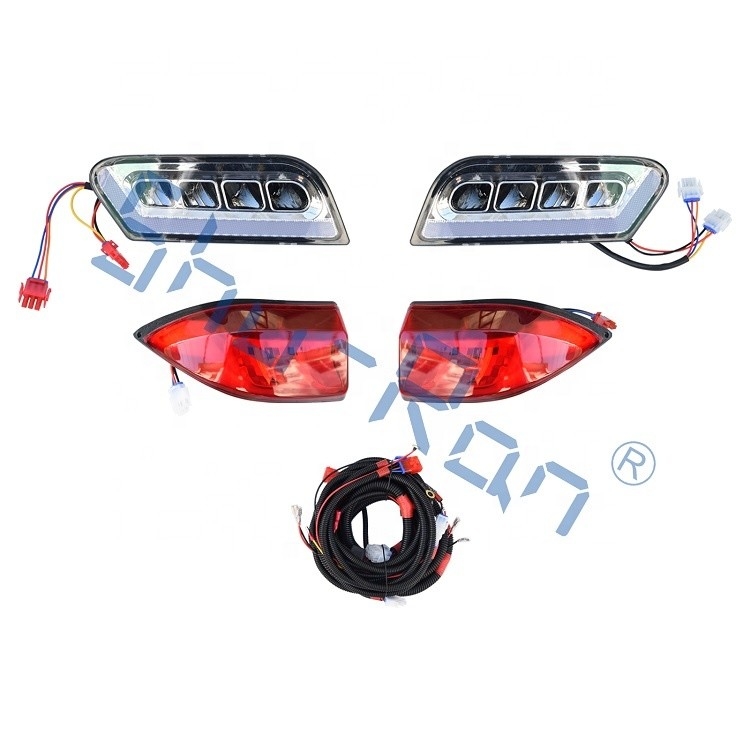 คันกอล์ฟ Deluxe LED Light Kit สําหรับ คลับคาร์เทมโป้ พร้อมไฟเปลี่ยน RGB
