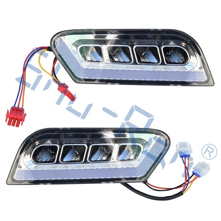 คันกอล์ฟ Deluxe LED Light Kit สําหรับ คลับคาร์เทมโป้ พร้อมไฟเปลี่ยน RGB