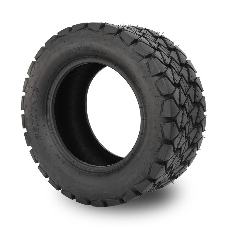 ยางรถกอล์ฟ 22x10-12 สำหรับลุยทุกสภาพถนน ยางสำหรับรถกอล์ฟแบบออฟโรด ใช้ได้กับล้อขนาด 12 นิ้ว