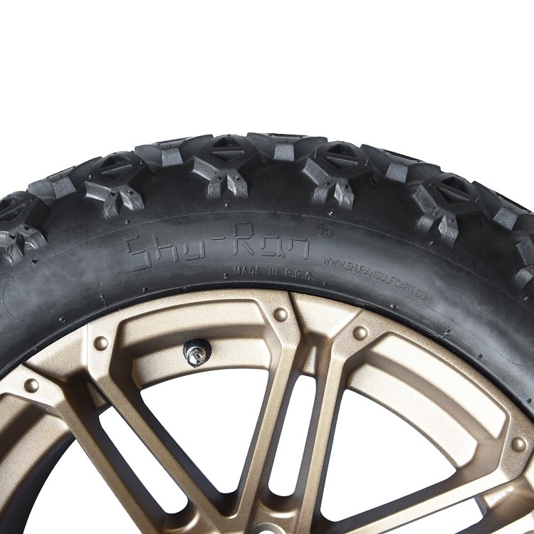 14' กรอบทองแดงและยาง 22x10-14 รวมสําหรับรถกอล์ฟ / ATV, 4 ชั้น Tubeless