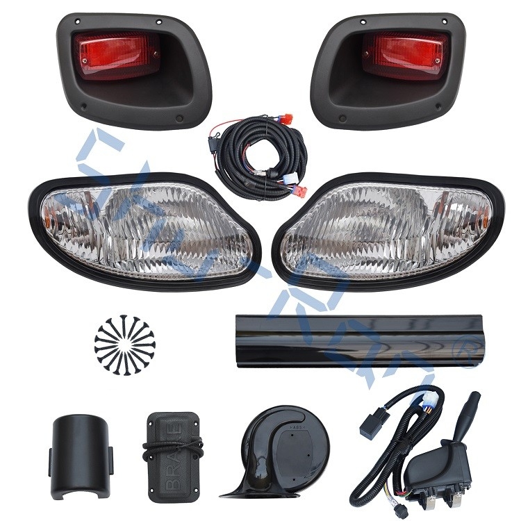 คาร์ทกอล์ฟ Deluxe Halogen Light Kit Fits EZGO Freedom TXT 2014-up พร้อมชุดสัญญาณหัน