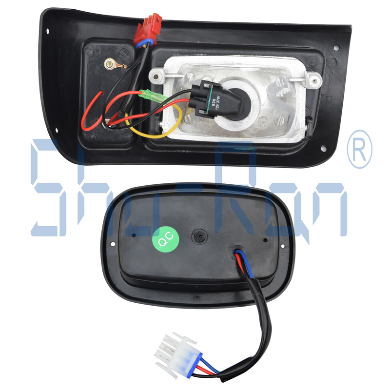 ชุดไฟหน้าฮาโลเจนสำหรับรถกอล์ฟและชุดไฟท้าย LED สีแดง เข้ากันได้กับ Club Car DS