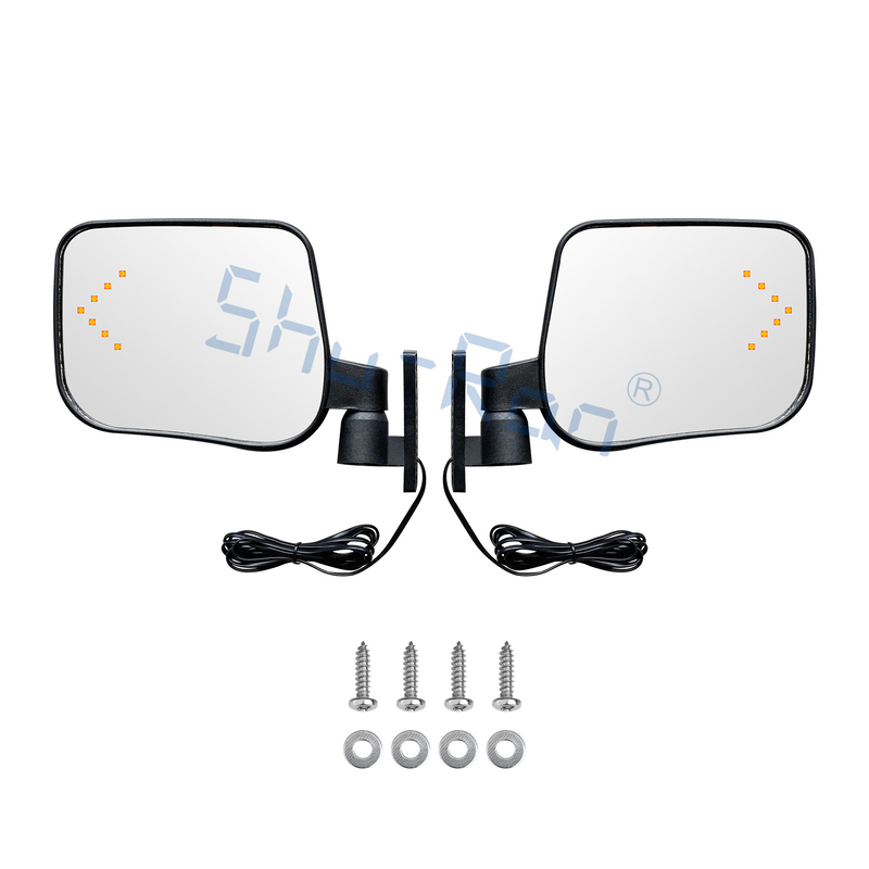 กระจกมองหลัง LED แบบ Universal สำหรับรถกอล์ฟ Club Car, Ezgo, Yamaha